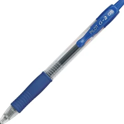 Pilot® G2 Retractable XFine Gel Rollerball Pens, Pack Of 12, Extra Fine Point, 0.5 mm, Blue Ink