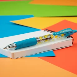 Pilot G2 | SmileyWorld Gel Pen, Fine Point, 0.7mm, Turquoise Ink, Single Pen