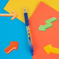 Pilot G2 | SmileyWorld Gel Pen, Fine Point, 0.7mm, Translucent Barrel, Blue Ink, Single Pen
