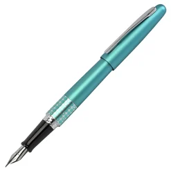 Pilot® MR Retro Fountain Pen, Fine Point, Turquoise Dots Barrel, Black Ink