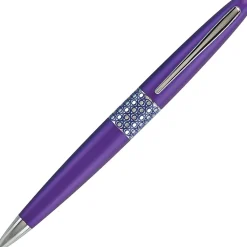 Pilot® MR Retro Pop Collection Premium Ballpoint Pen, Medium Point, 1.0 mm, Purple Barrel, Black Ink
