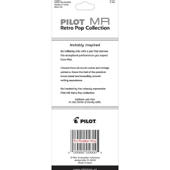 Pilot® MR Retro Pop Collection Premium Ballpoint Pen, Medium Point, 1.0 mm, Green Barrel, Black Ink