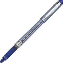 Pilot® Precise Grip™ Liquid Ink Rollerball Pens, Bold Point, 1.0 mm, Black Metallic Barrel, Black Ink, Pack Of 12 Pens