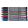 Pilot® Precise Grip™ Liquid Ink Rollerball Pens, Needle Point, 0.5 mm, Assorted Metallic Barrels, Assorted Ink Colors, Pack Of 7 Pens