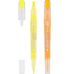 Pilot Precise Marklighter2 Dual Tip Highlighter And Creative Markers, Chisel/Extra Fine Tips, Assorted, Pack Of 2 Highlighters