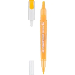 Pilot Precise Marklighter2 Dual Tip Highlighter, Chisel and Extra Fine Tip, Apricot