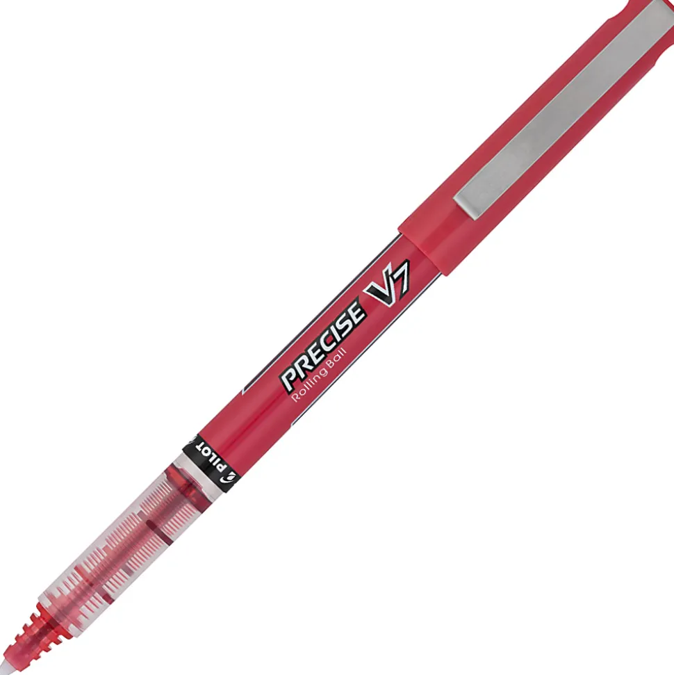 Pilot Precise V7 Harmony Rolling Ball Pen, Fine Point, 0.7 mm, Cherry, Single Pen