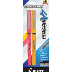 Pilot Precise V7 Harmony Rolling Ball Pens, Fine Point, 0.7 mm, Assorted, Pack Of 2 Pens