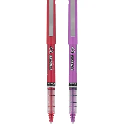 Pilot Precise V7 Harmony Rolling Ball Pens, Fine Point, 0.7 mm, Assorted, Pack Of 2 Pens