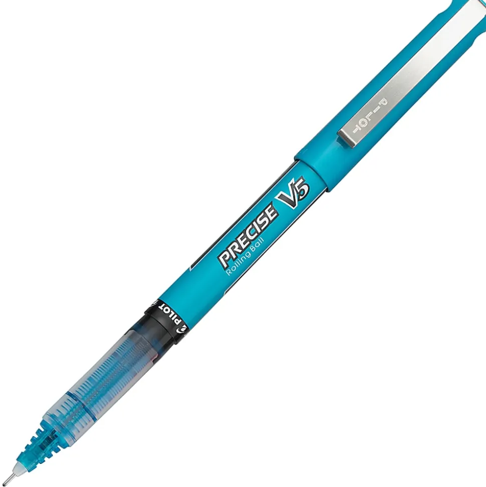 Pilot® Precise™ V5 Liquid Ink Rollerball Pens, Extra Fine Point, 0.5 mm, Assorted Barrels, Assorted Ink Colors, Pack Of 7