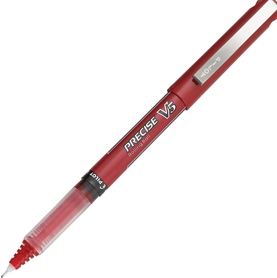 Pilot® Precise™ V5 Liquid Ink Rollerball Pens, Extra Fine Point, 0.5 mm, Assorted Barrels, Assorted Ink Colors, Pack Of 7