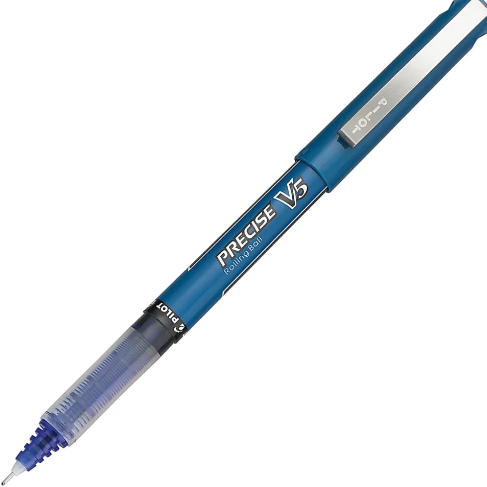 Pilot® Precise™ V5 Liquid Ink Rollerball Pens, Extra Fine Point, 0.5 mm, Assorted Barrels, Assorted Ink Colors, Pack Of 7