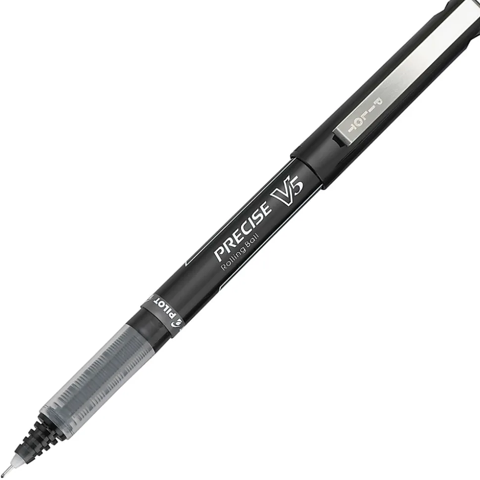 Pilot® Precise™ V5 Liquid Ink Rollerball Pens, Extra Fine Point, 0.5 mm, Assorted Barrels, Assorted Ink Colors, Pack Of 7