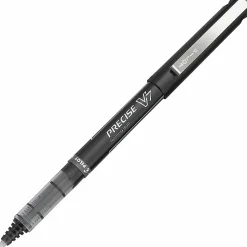 Pilot® Precise™ V7 Liquid Ink Rollerball Pens, Fine Point, 0.7 mm, Black Barrel, Black Ink, Pack Of 12