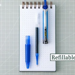 Pilot Precise V10 Retractable Rolling Ball Pen, Bold Point, 1.0 mm, Blue, Single Pen