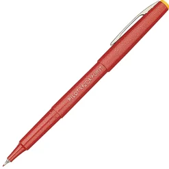 Pilot® Razor Point Pens, Extra-Fine Point, 0.3 mm, Red Barrel, Red Ink, Pack Of 12 Pens