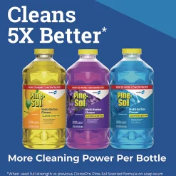 Pine-Sol® CloroxPro Multi-Surface Cleaner Concentrated, Sparkling Wave Scent, 80 oz Bottle, 3/Carton