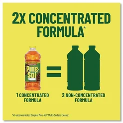 Pine-Sol® Multi-Surface Cleaner Disinfectant Concentrated, Pine Scent, 20 oz Bottle, 8/Carton