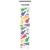 Pipsticks Decorative Stickers, 2" x 8", Team Pride