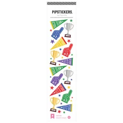 Pipsticks Decorative Stickers, 2" x 8", Team Pride