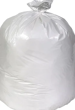 Pitt Plastics Can Liner LLDPE, 21.5x24, 0.6Mil White, 500 Count