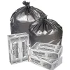 Pitt Plastics Titanium 1.7-mil Can Liners, 55 - 60 Gallons, 39" x 57", Silver, Pack Of 50