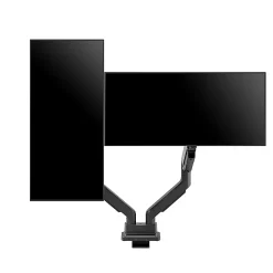 Pixio PS2D Heavy-Duty Premium Gas-Spring Dual-Monitor Arm for Monitors up to 35