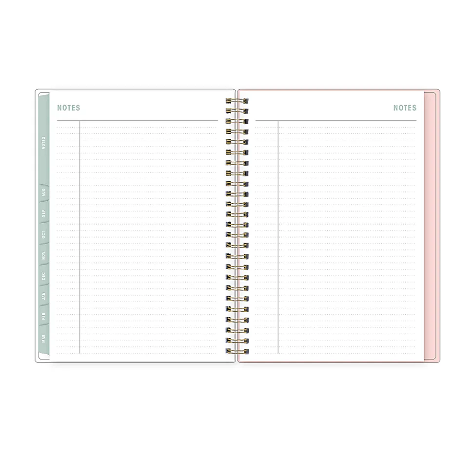 Planner Notes AM-AJ Palm Leaves 5.875x8.625 AY26–27