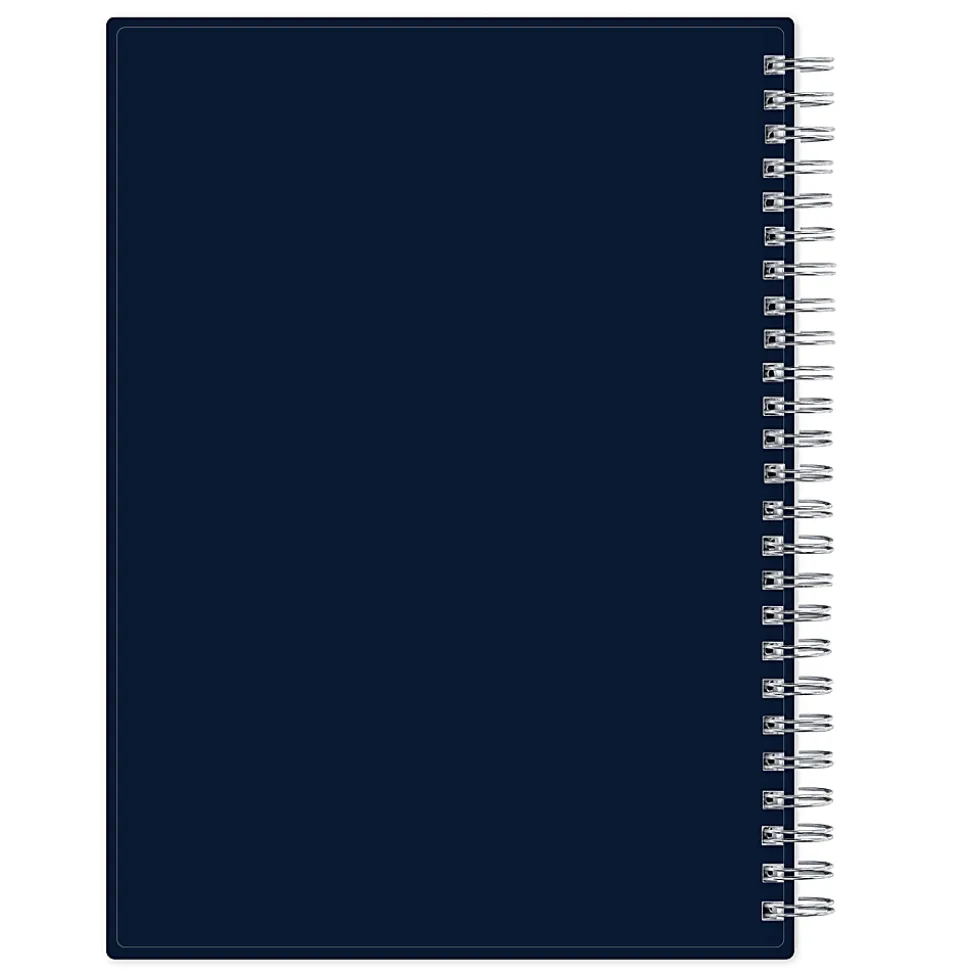 Planner Notes BS Enterprise Solid Navy 5.875x8.625 AY25–26