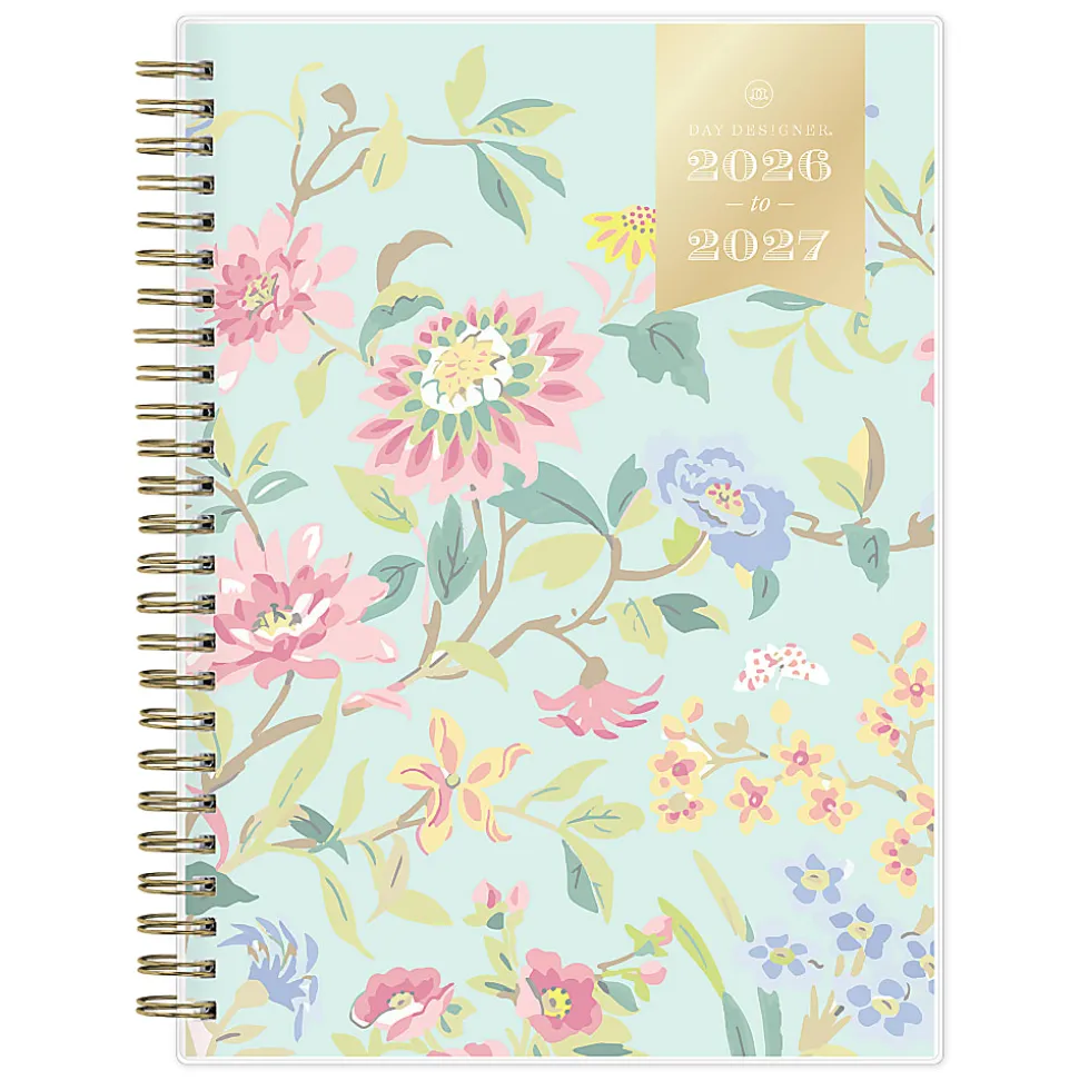 Planner Notes DD Climbing Floral Mint 5.875x8.625 AY26–27