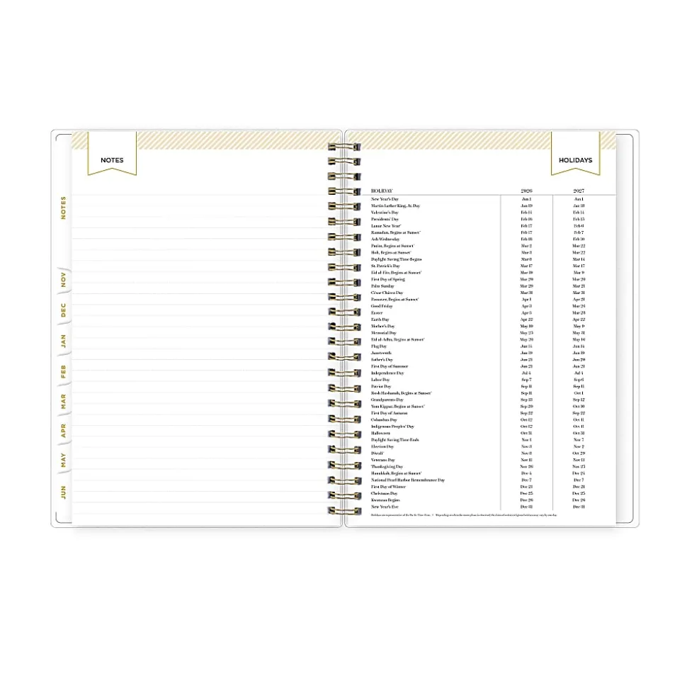 Planner Notes DD Climbing Floral Mint 5.875x8.625 AY26–27