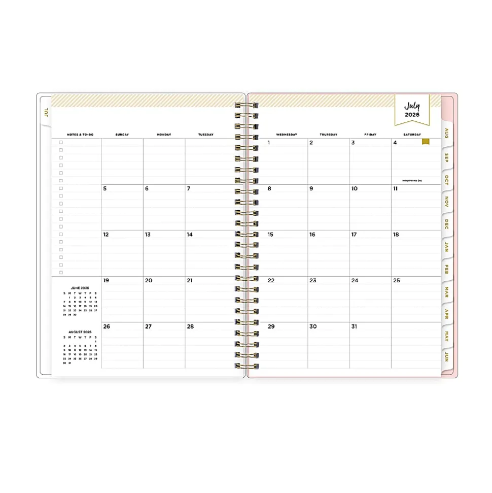 Planner Notes DD Palmetto Blush PP 5.875x8.625 AY26–27