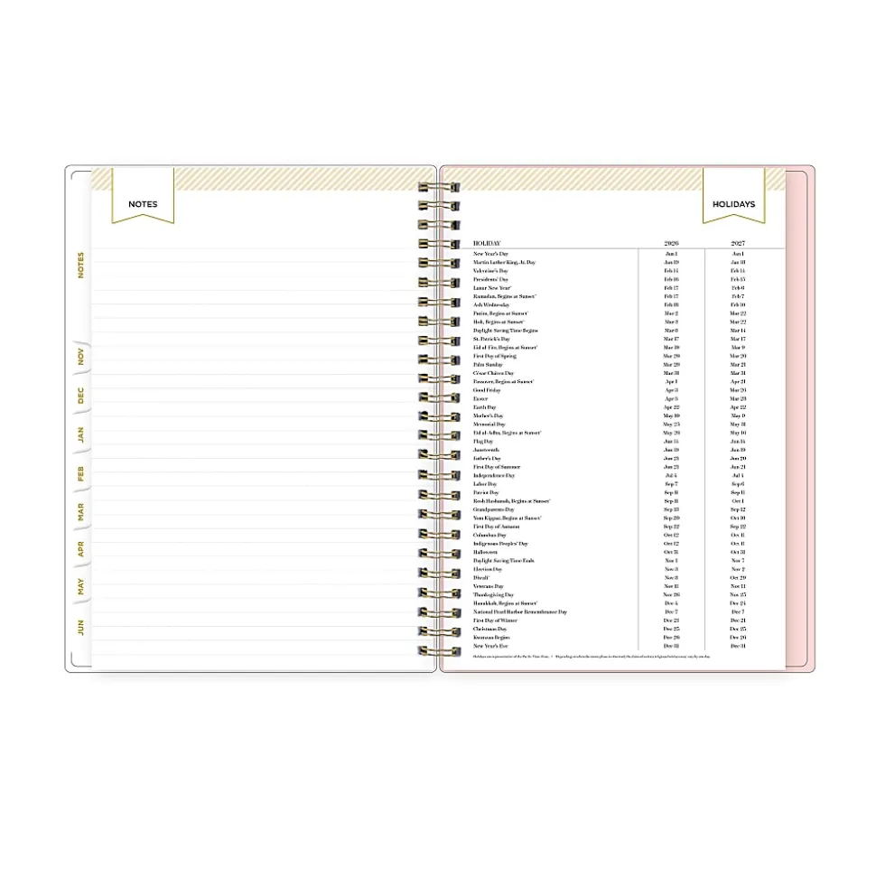 Planner Notes DD Palmetto Blush PP 5.875x8.625 AY26–27