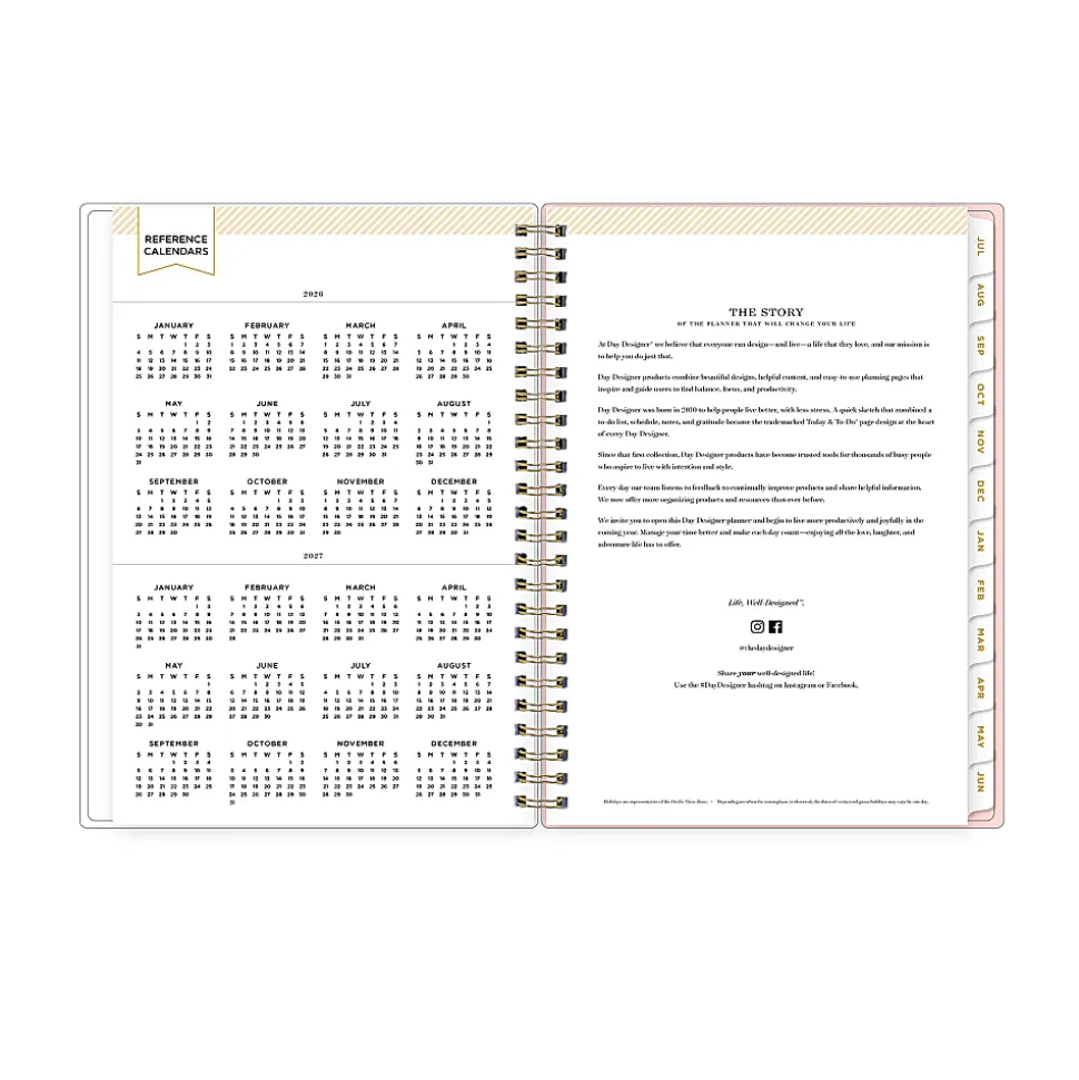 Planner Notes DD Palmetto Blush PP 5.875x8.625 AY26–27