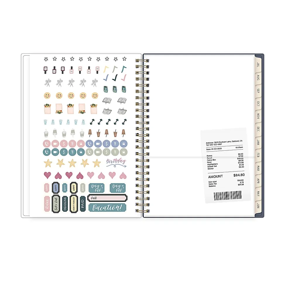Planner Notes IPC Celine Navy 5.875x8.625 AY26–27 W/M