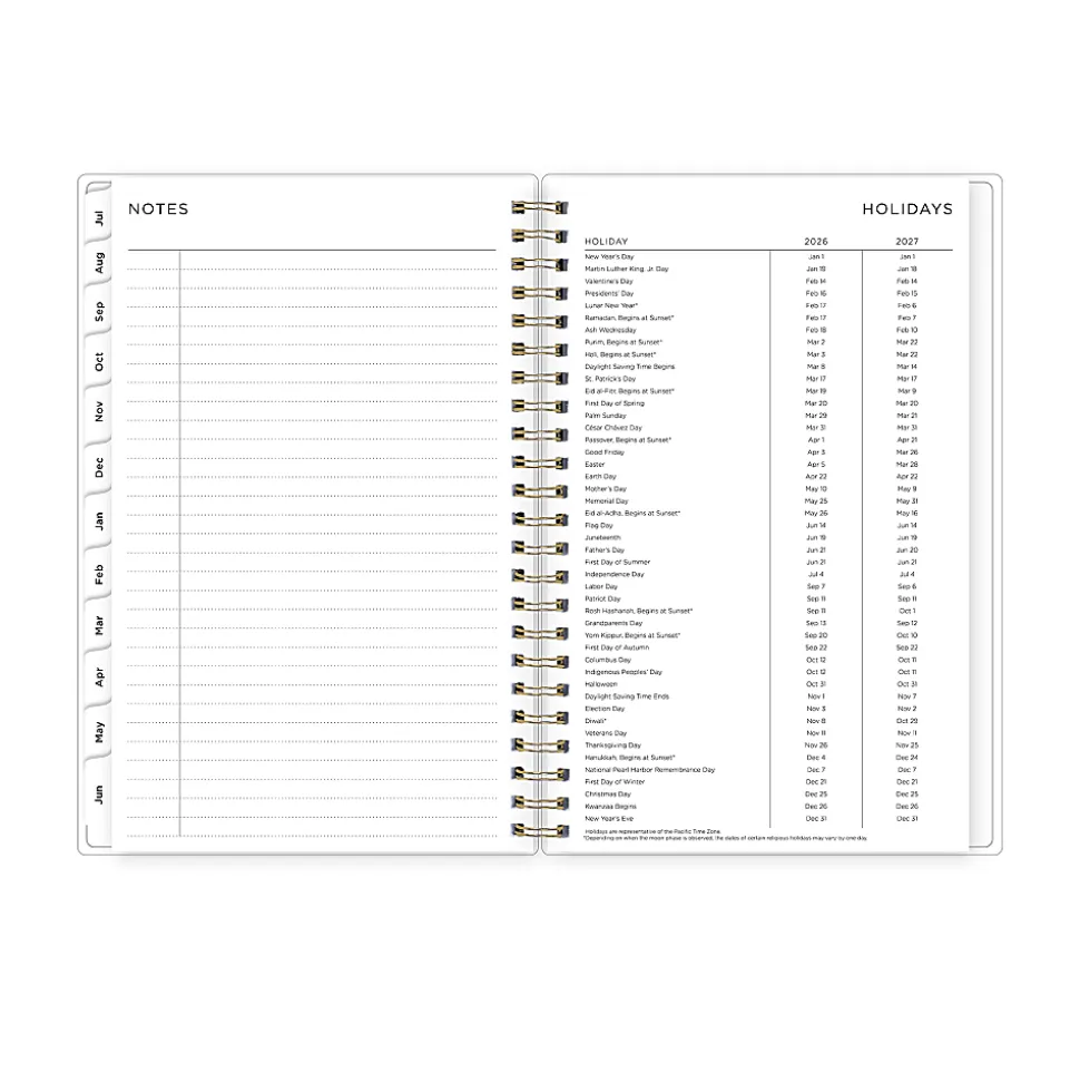 Planning Calendar AG Multi Color Smoke PP 5x8 AY26–27