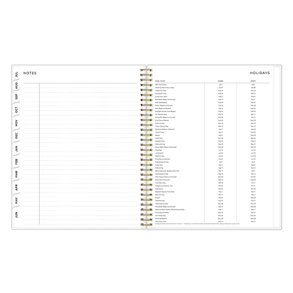 Planning Calendar AG Multi Color Smoke PP 8.5x11 AY26–27
