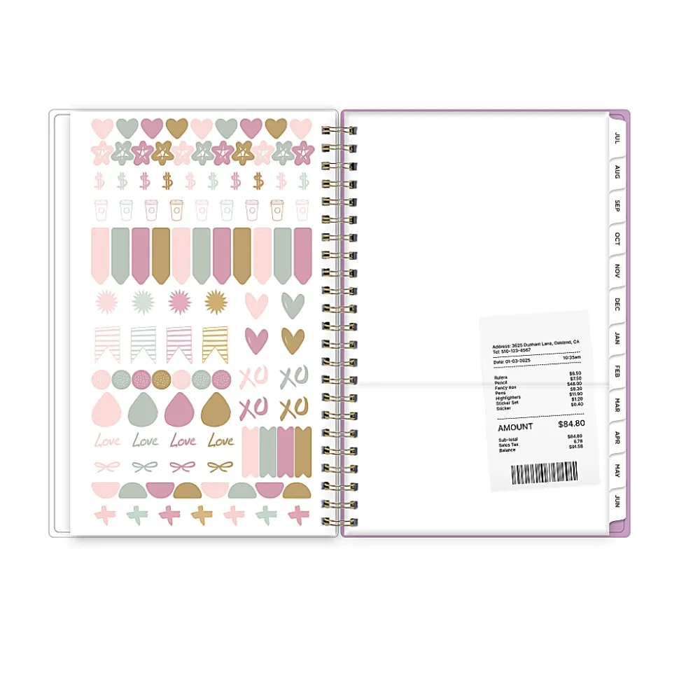 Planning Calendar AG Smoke Purple Frosted PP 5x8 AY26–27