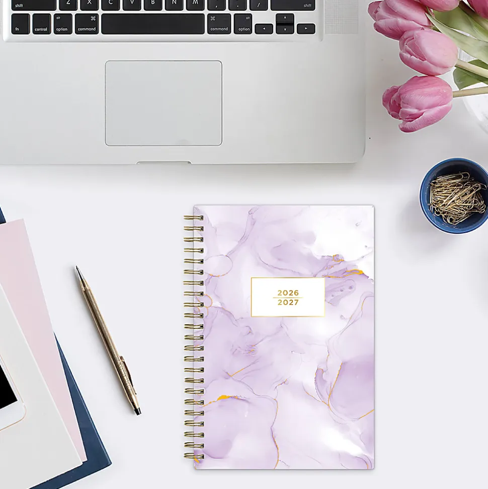 Planning Calendar AG Smoke Purple Frosted PP 5x8 AY26–27