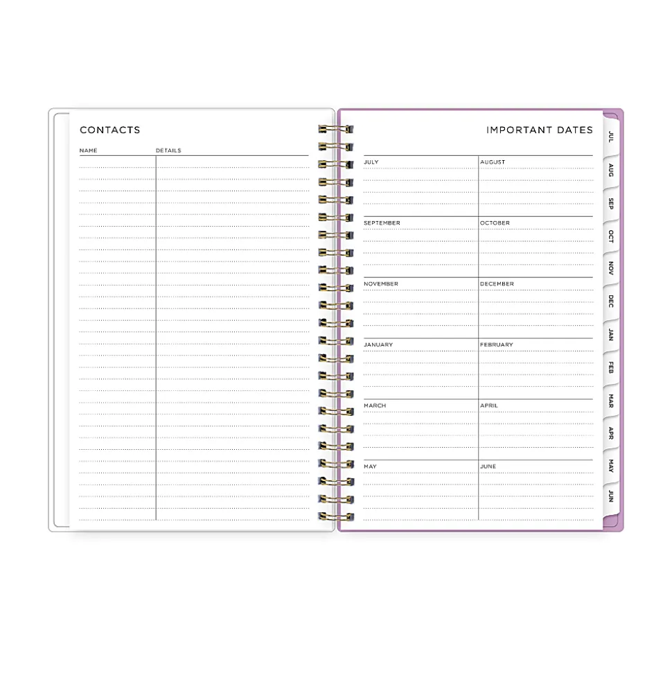 Planning Calendar AG Smoke Purple Frosted PP 5x8 AY26–27
