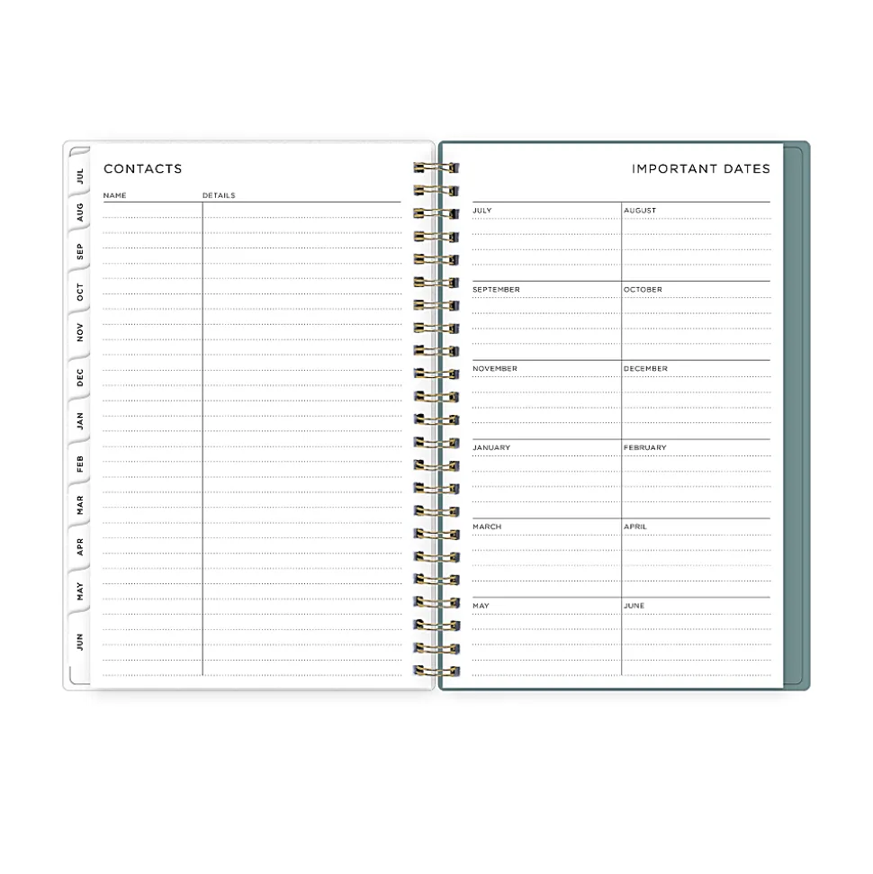 Planning Calendar AG Splatter Dot Jade PP 5x8 AY26–27 W/M