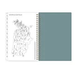 Planning Calendar AG Splatter Dot Jade PP 5x8 AY26–27 W/M