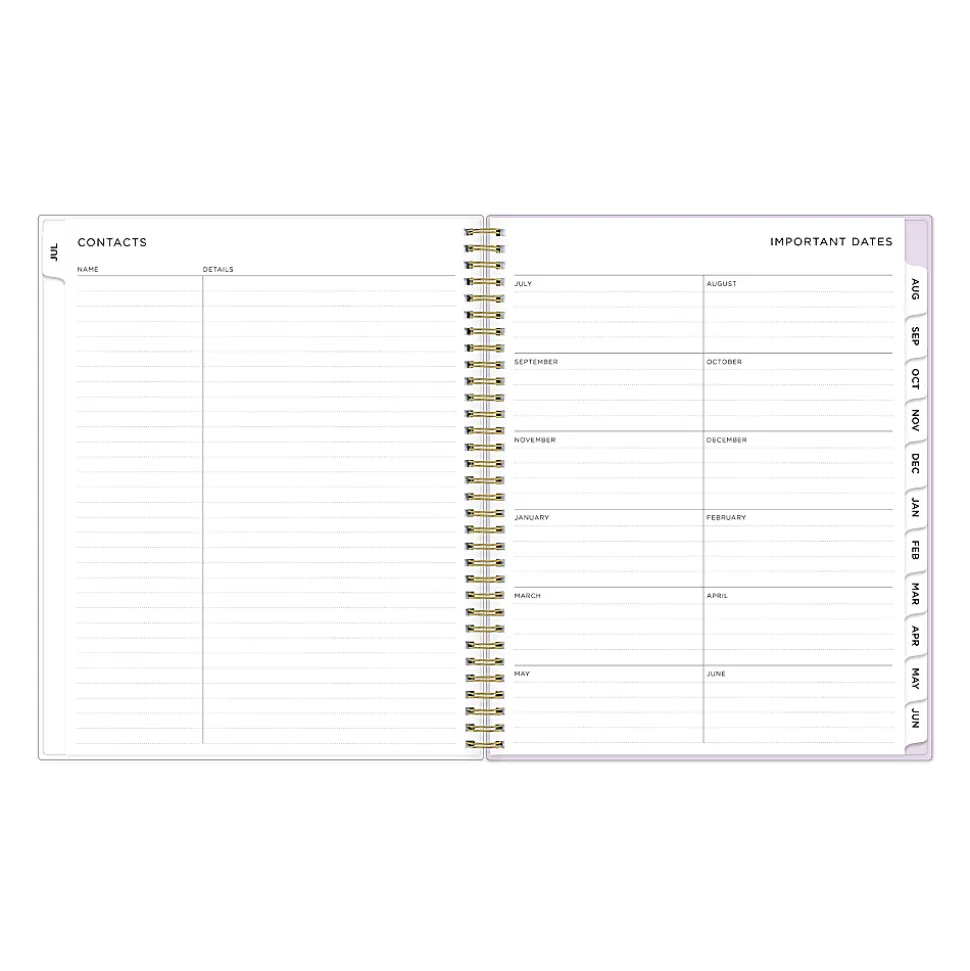 Planning Calendar AG Squiggle Stripe Neutral PP 8.5x11 AY26–27