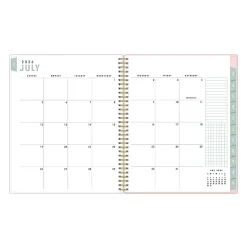 Planning Calendar AM-AJ Palm Leaves PP 8.5x11 AY26–27