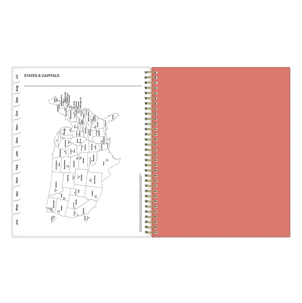 Planning Calendar BS Cali Pink CYO 8.5x11 AY26–27 W/M