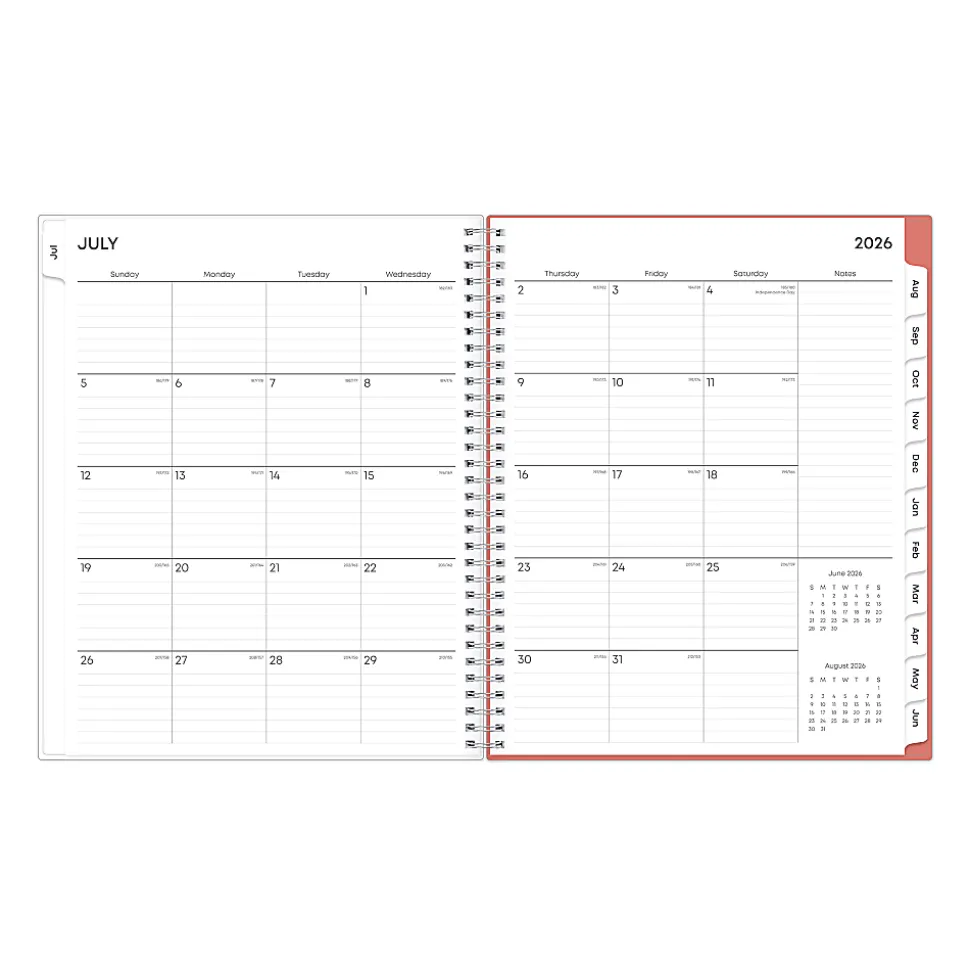Planning Calendar BS Cali Pink CYO 8.5x11 AY26–27 W/M