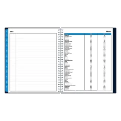 Planning Calendar BS Collegiate Navy PP 8x10 AY26–27 Monthly
