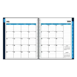 Planning Calendar BS Collegiate Navy PP 8x10 AY26–27 Monthly