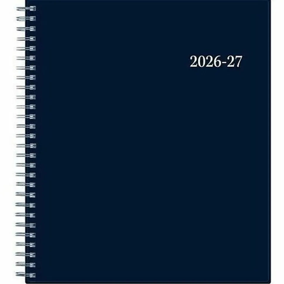 Planning Calendar BS Collegiate Navy PP 8x10 AY26–27 Monthly