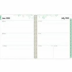 Planning Calendar BS Laurel Frosted PP 8.5x11 AY26–27 W/M